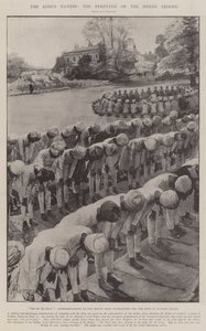 A doença do rei, a simpatia das tropas indianas